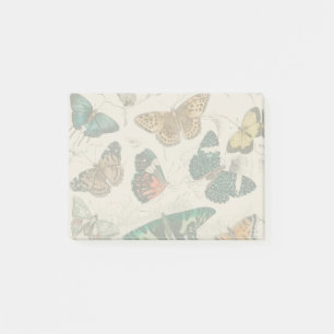 Butterfly Collection Antique Butterflies Post-it Block