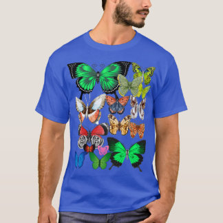 Butterfly Collection Monarch Butterfly Älskare But T Shirt