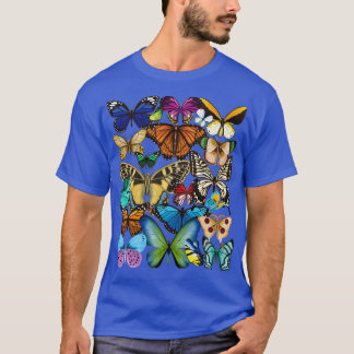 Butterfly Collection Monarch Butterfly Älskare But T Shirt