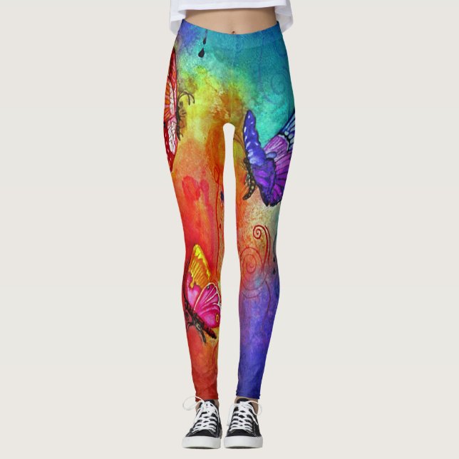 Butterfly Colorblast Leggings (Framsida)