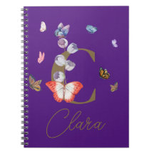 Butterfly Colorful Blommigt Personlig Gift