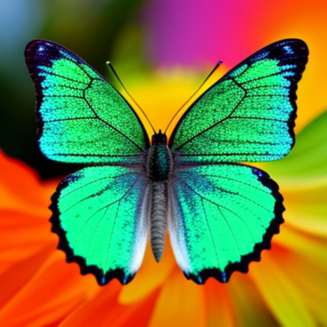 Butterfly Colorful T-Shirt (Skapare uppladdad)