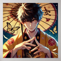 Butterfly Curse: Flame-Eyed Warrior Anime blir But