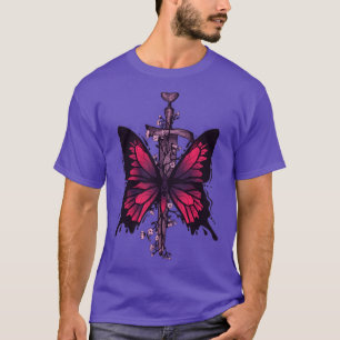 Butterfly Dagger T Shirt