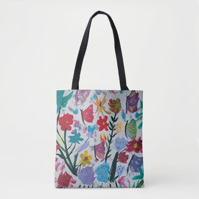 Butterfly Dance Tote Bag Tygkasse (Framsida)