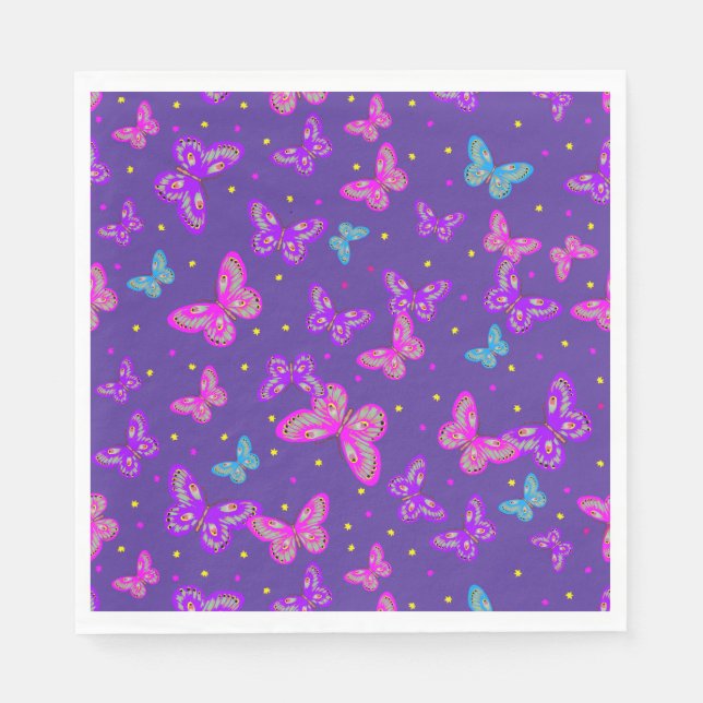 Butterfly-dans Pappersservett (Framsidan)