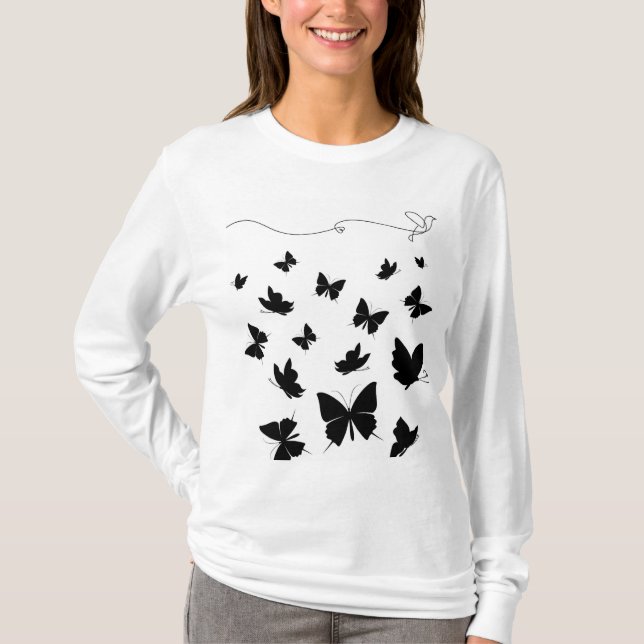 Butterfly-dans T Shirt (Framsida)