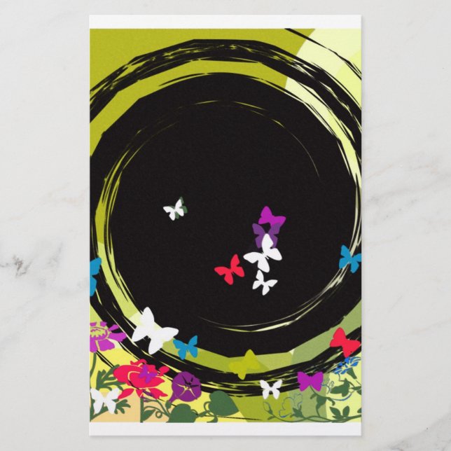 Butterfly Delight Brevpapper (Framsida)