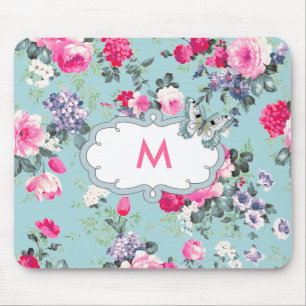 Butterfly Design Anpassningsbar Monogram Gift Mous Musmatta
