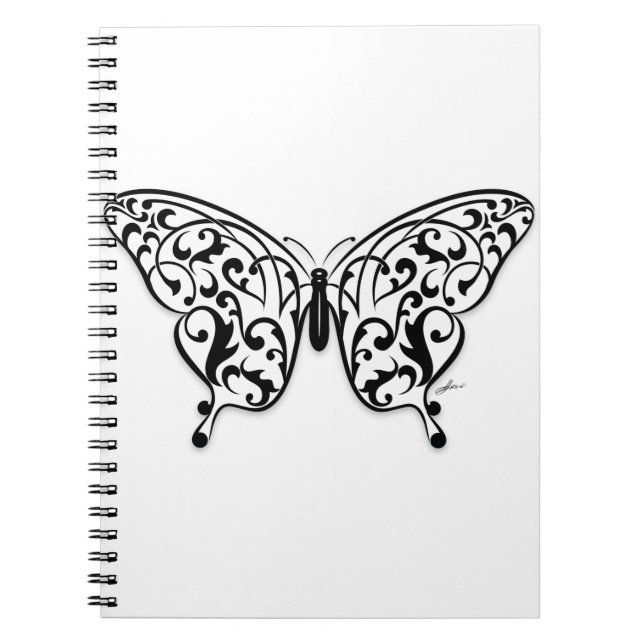 Butterfly_Design Anteckningsbok (Framsidan)