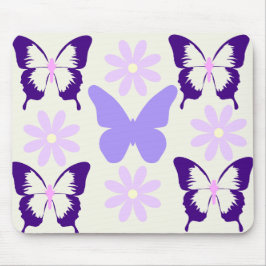 Butterfly Design Mousepad Musmatta
