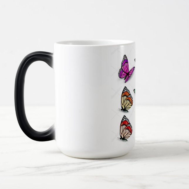 Butterfly Design Mugg & Kopp (Vänster)