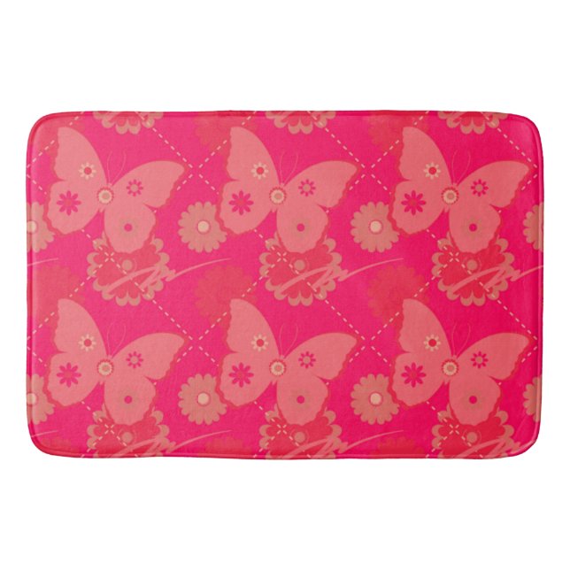 Butterfly Designer Bath & Kitchen Mats - Anpassa Badrumsmatta (Framsidan)