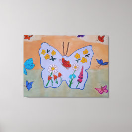 Butterfly Dreaming Canvas Art