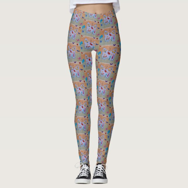 Butterfly Dreaming Leggings (Framsida)