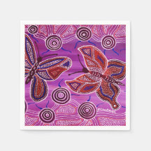 Butterfly Dreaming Lila Napkins