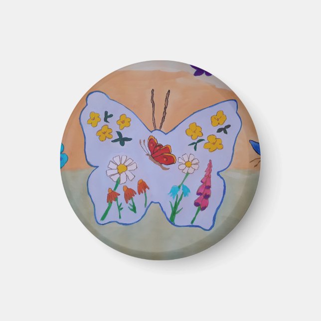 Butterfly Dreaming Magnet (Framsidan)