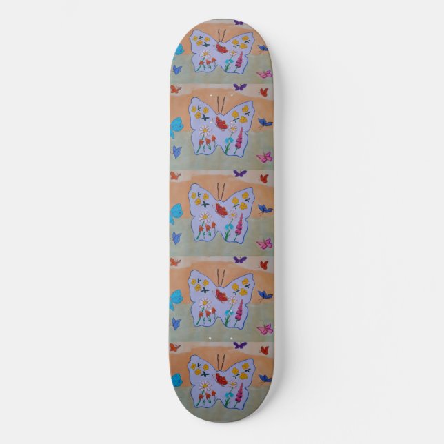 Butterfly Dreaming Skateboard (Framsida)