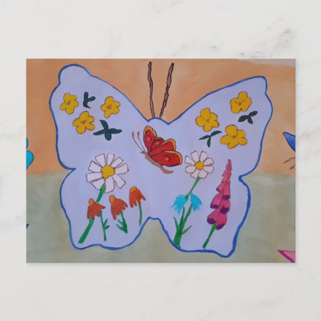 Butterfly Dreaming-vykort Vykort (Framsida)