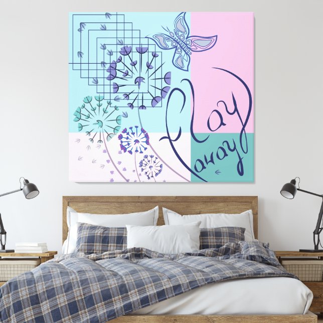 Butterfly Dreams Canvastryck (Insitu (sovrum))