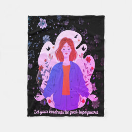 Butterfly Dreams - Cozy Baby Wrap Fleecefilt