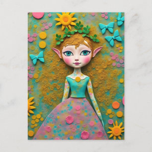 Butterfly Dreams Elf Vykort