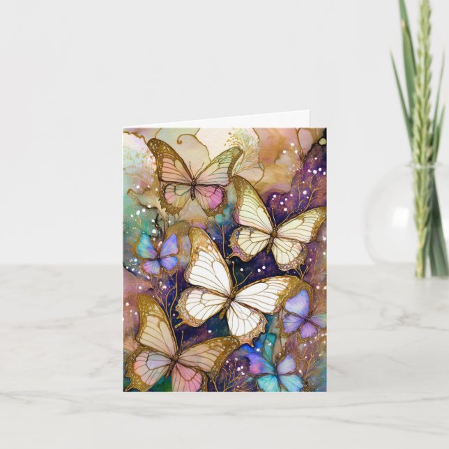 Butterfly Dreams Greeting Card Kort (Framsida)