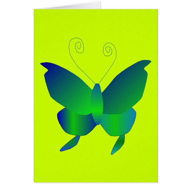 Butterfly Dreams Hälsningskort (Framsidan)