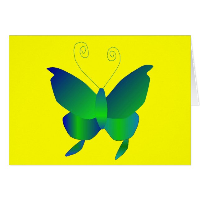 Butterfly Dreams Hälsningskort (Framsidan Horizontal)