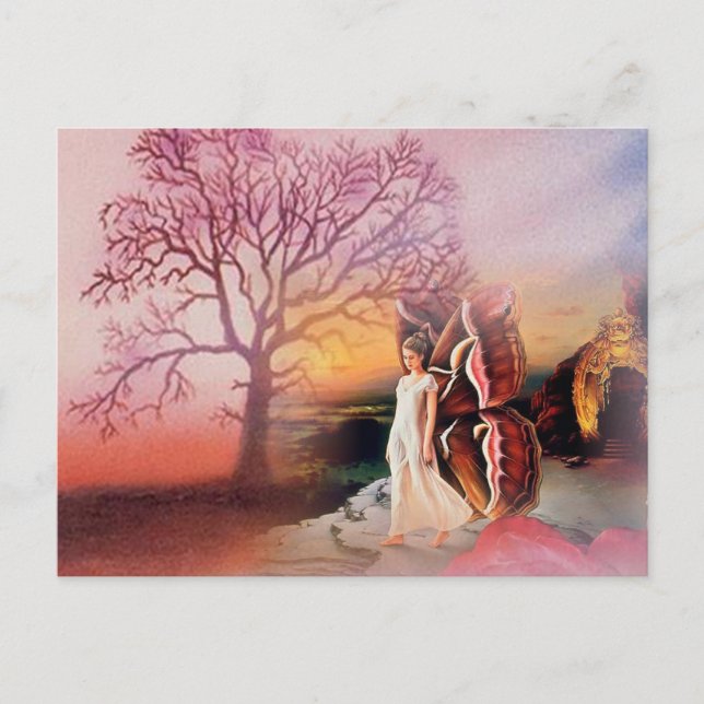 Butterfly Dreams Postcard Vykort (Framsida)