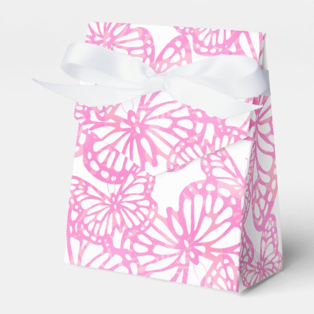 Butterfly Dreams (Rosa) Presentaskar (Framsidan Sidan)