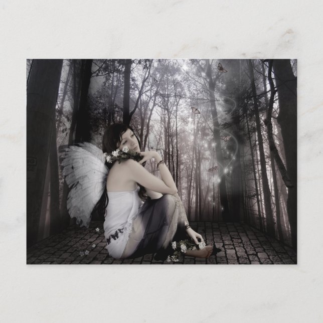 "Butterfly Dreams" vykort (Framsida)