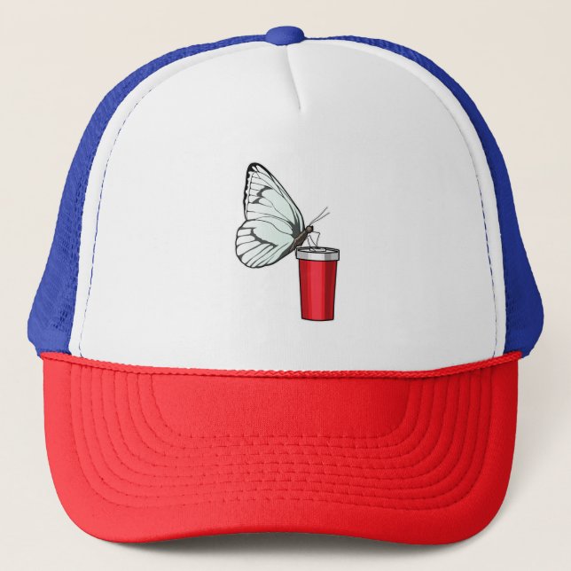Butterfly Drinking mugg Keps (Framsida)