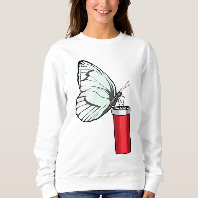 Butterfly Drinking mugg T Shirt (Framsida)