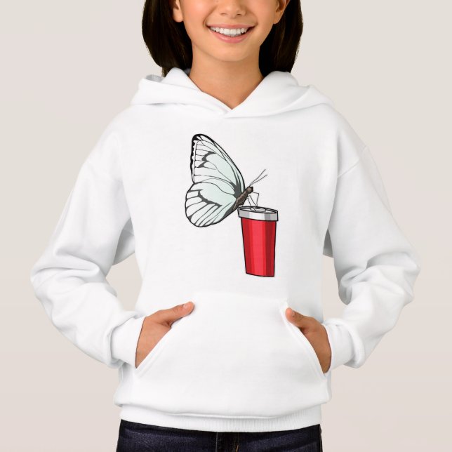 Butterfly Drinking mugg T Shirt (Framsida)