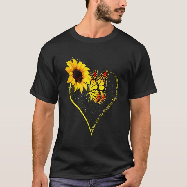 Butterfly du är min solsken min enda solsken Sol T Shirt (Framsida)