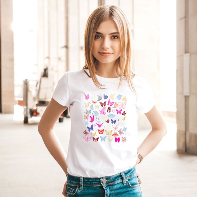 Butterfly Effect - Collage Aesthetic T-Shirt (Skapare uppladdad)