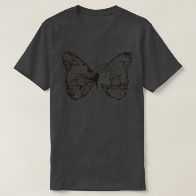 Butterfly-effekt T Shirt (Design framsida)