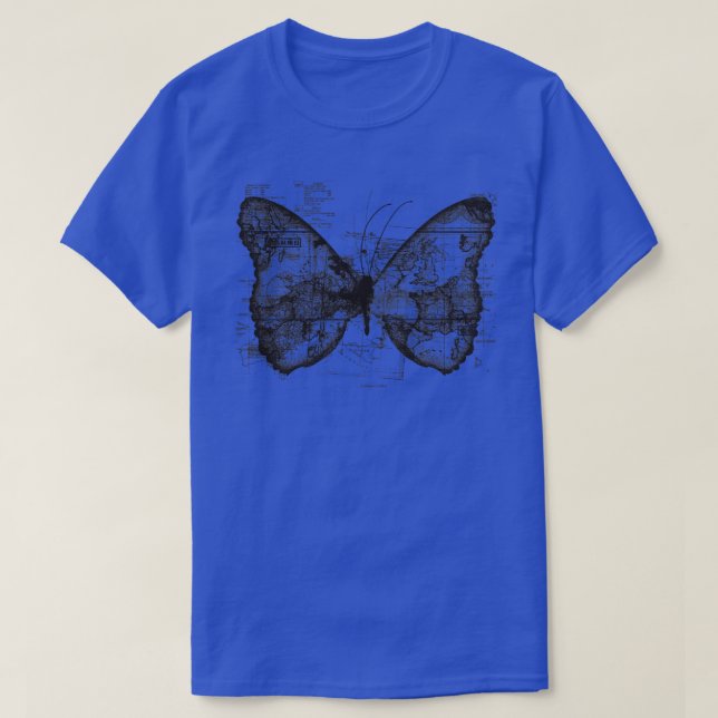 Butterfly-effekt T Shirt (Design framsida)