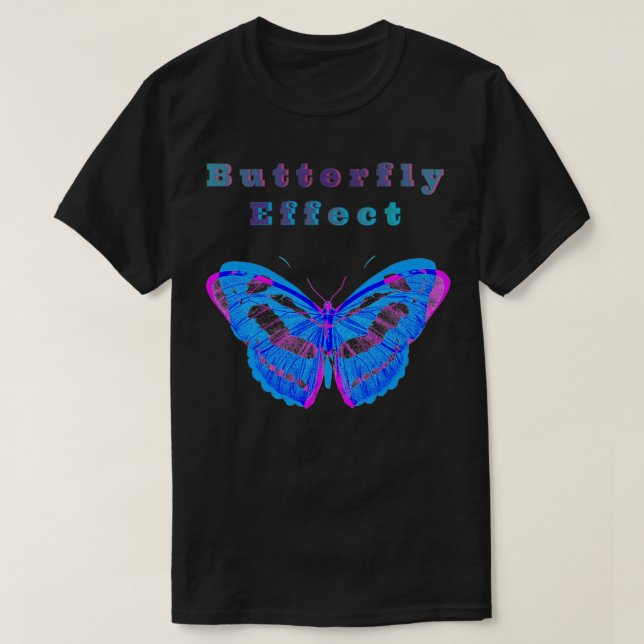 Butterfly-effekt T Shirt (Design framsida)
