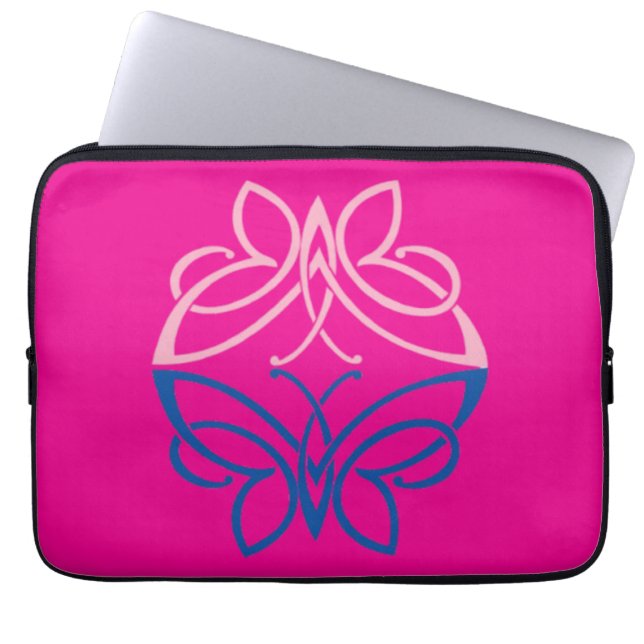 Butterfly Electronics Bag Laptop Fodral (Framsidan)