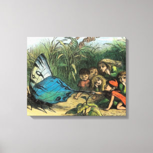 Butterfly Elf Artwork Cute Elves Butterflies Canvastryck
