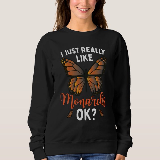 Butterfly Entomology Monarch T Shirt (Framsida)