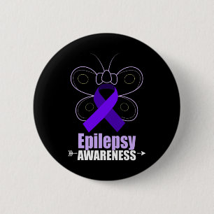 Butterfly Epilepsi Ribbon Epilepsy Disorder Awaren Knapp