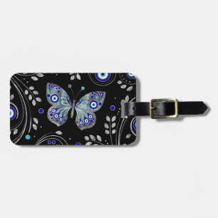 Butterfly Evil Öga Ornament Bagagebricka