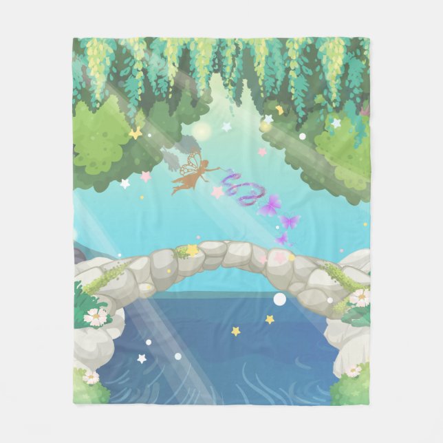 Butterfly Fairy Fleecefilt (Framsidan)