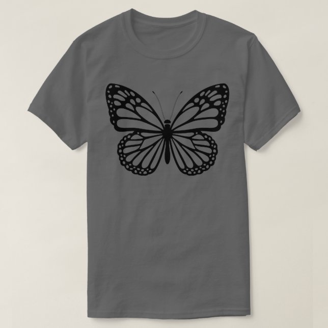 Butterfly Fairy Grunge Clothes Fairycore Y2k Goth T Shirt (Design framsida)