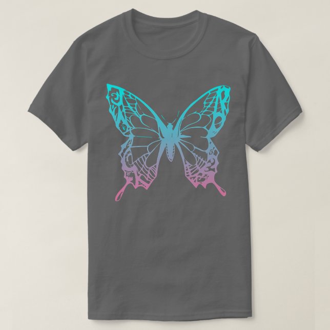 Butterfly Fairy Grunge Fairycore Aesthetic Goth-S T Shirt (Design framsida)