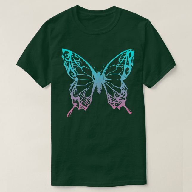 Butterfly Fairy Grunge Fairycore Aesthetic Goth T Shirt (Design framsida)