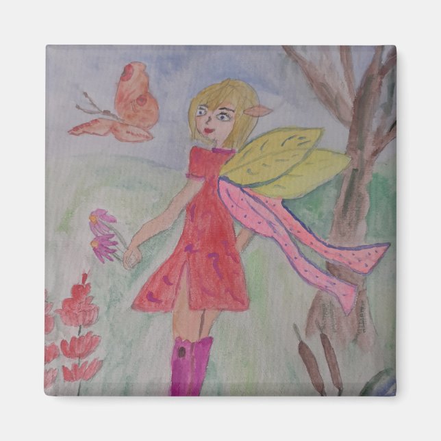 Butterfly Fairy Magnet (Framsidan)
